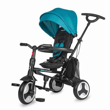 Tricycle pour enfants ultra-pliable Spectra, Turqouise Tide, Coccolle