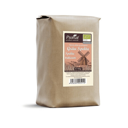 Farina di farro bianca biologica, 1 kg, Pronat