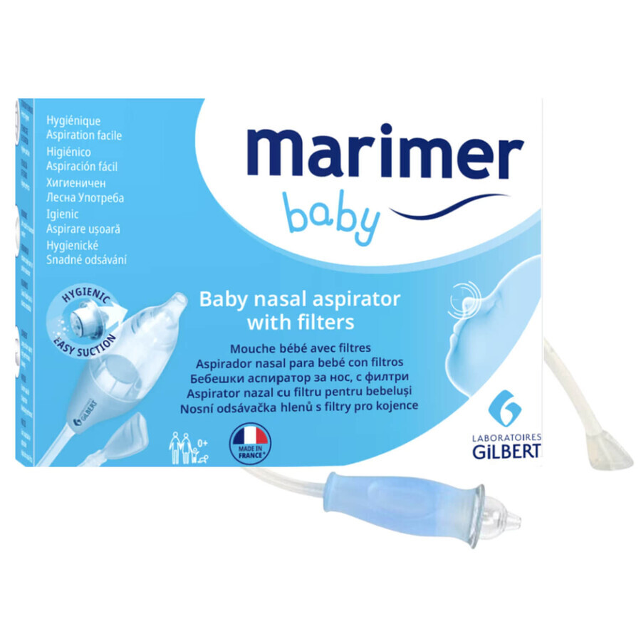 Aspiratore nasale per bambini con filtro, Marimer