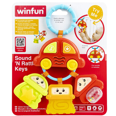 3 Keys Auto con 3 chiavi, 3 mesi+, Winfun