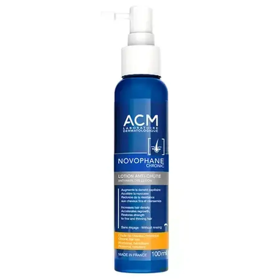 Lozione anticaduta per capelli Novophane Chrono, 100 ml, Acm