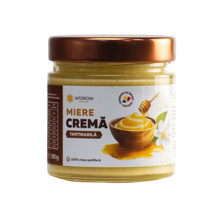 Crema spalmabile al miele, 280 g, Apisrom