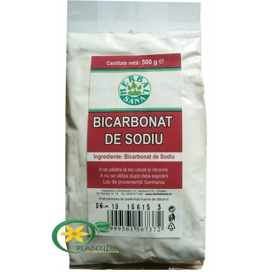 Bicarbonato di sodio Herbal Sana, 500 g, Herbavit