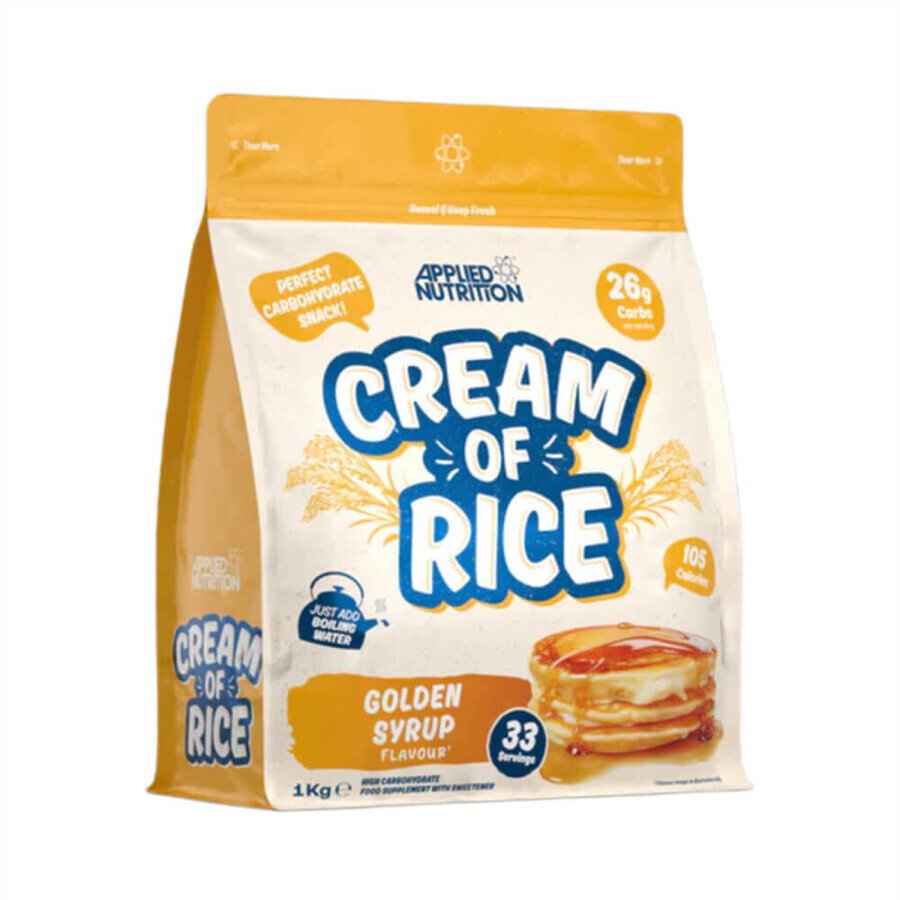 Cream of Rice, Golden Syrup, 1 kg, Applied Nutrition