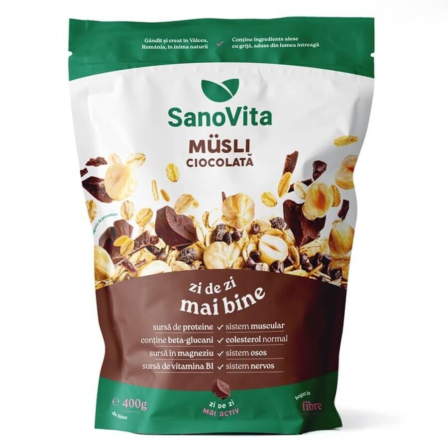 Musli au chocolat, 400 g, Sanovita