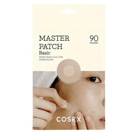 Plasturi anti-acnee Master Patch Basic, 90 bucati, COSRX