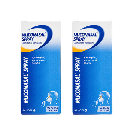 Muconasal spray, 1,18 mg/ml, 2 x 10 ml, Sanofi