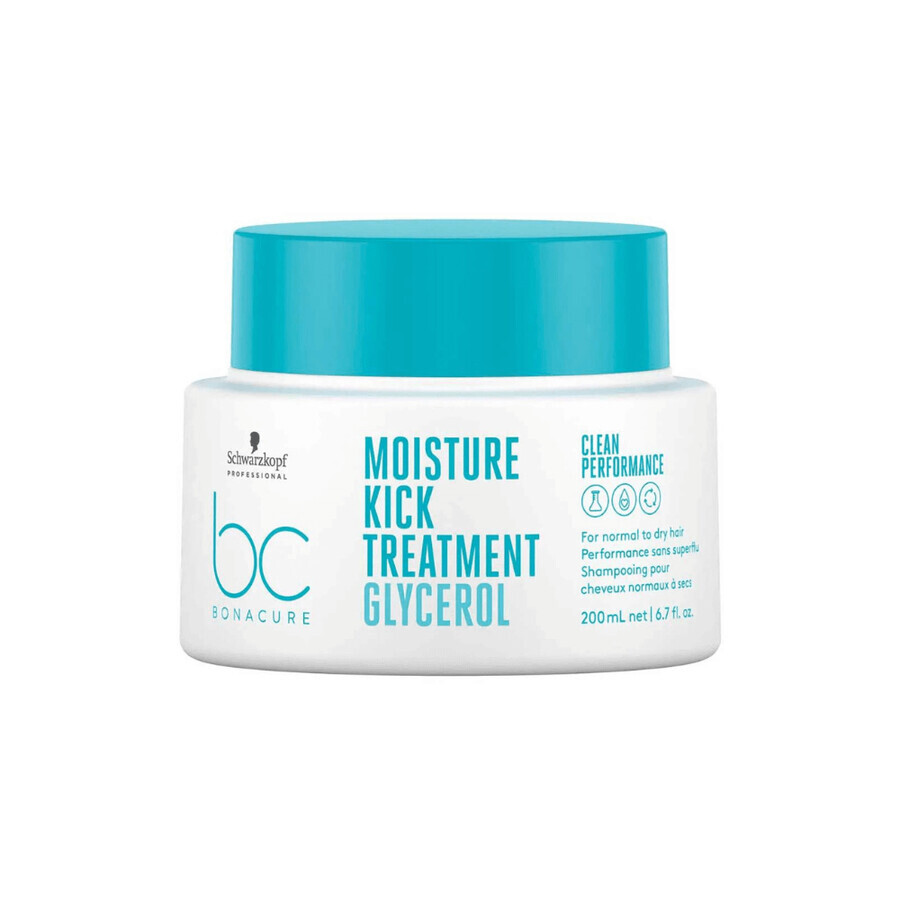 Trattamento per capelli secchi e ruvidi Bonacure Moisture Kick, 200 ml, Schwarzkopf Professional