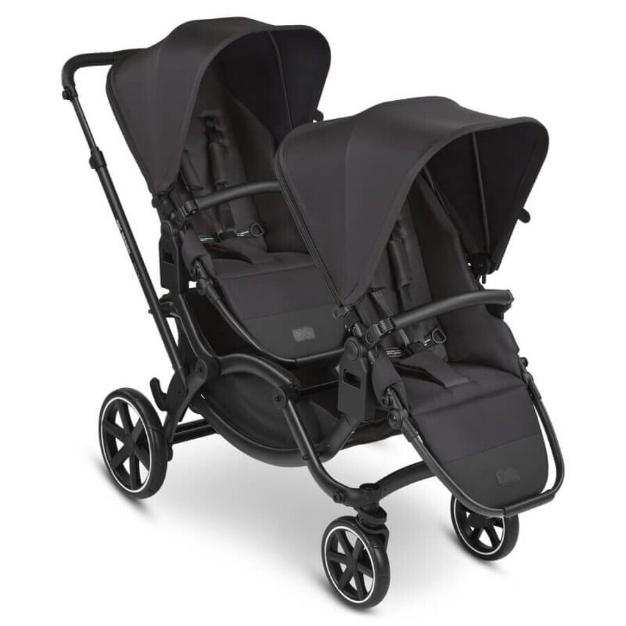 Twin pushchair Zoom, from 6 months to 44 kg, Ink, ABC Design