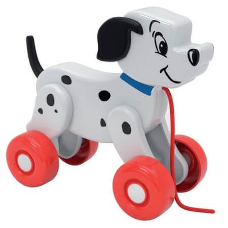 Pull Toy Dalmatian Dog, 10+ months, Clementoni