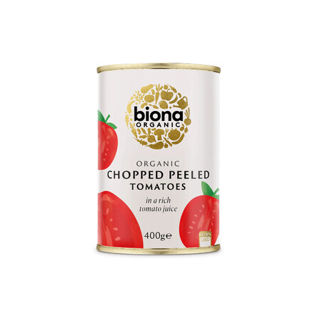 Pomodori pelati biologici, 400 g, Biona