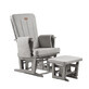 Calm Me Classic sedia per allattamento regolabile con supporto per le gambe, grigio perla, Onino