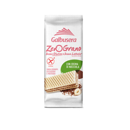 Wafer con crema di nocciole senza glutine, 45 g, Galbusera