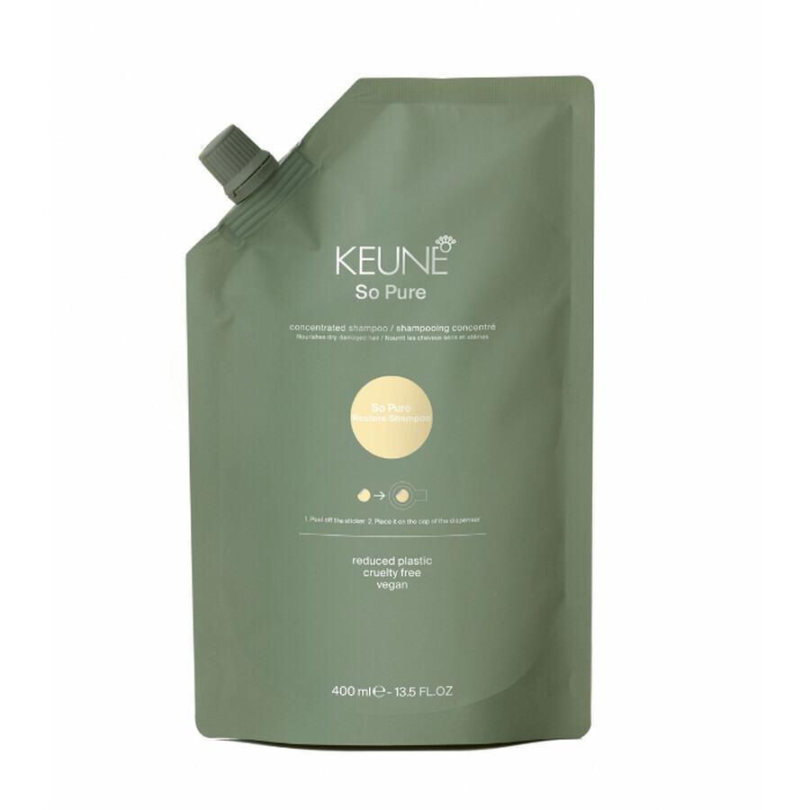 Hair shampoo So Pure Restore Refill 400 ml, Keune