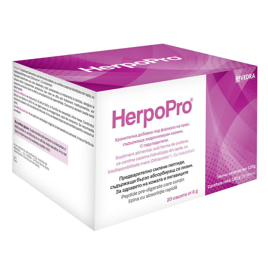 HerpoPro, 20 plicuri, Vedra