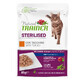 Cibo umido con tacchino per gatti adulti sterilizzati, 85 g, Natural Trainer