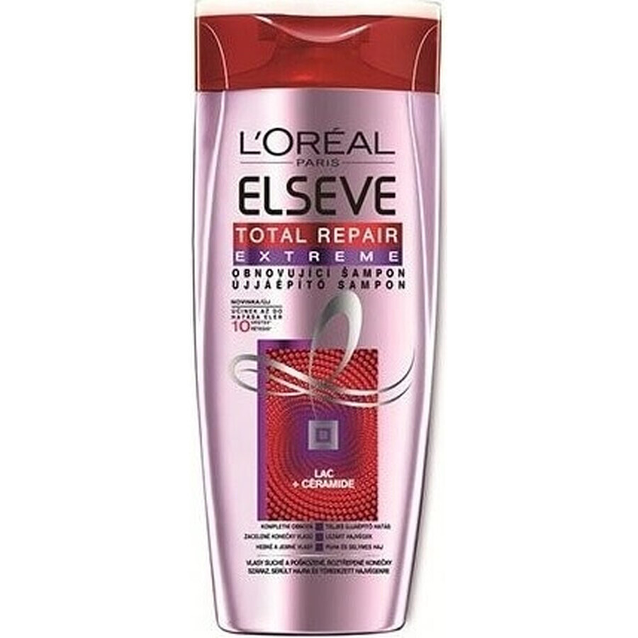 CHAMPÚ ELSÉVE TOTAL REPAIR EXTREME 1×250 ml, champú regenerador