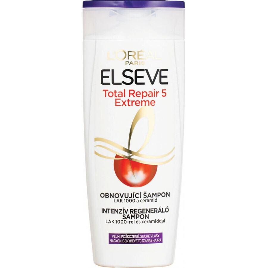 CHAMPÚ ELSÉVE TOTAL REPAIR EXTREME 1×250 ml, champú regenerador