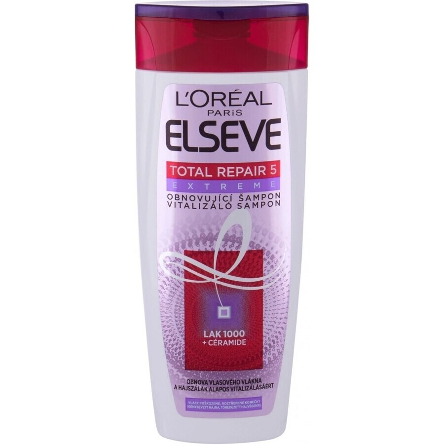 CHAMPÚ ELSÉVE TOTAL REPAIR EXTREME 1×250 ml, champú regenerador