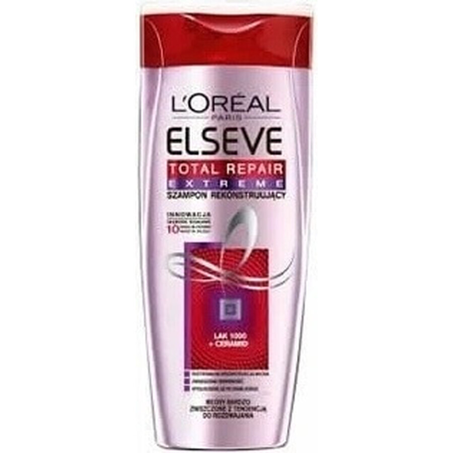 CHAMPÚ ELSÉVE TOTAL REPAIR EXTREME 1×250 ml, champú regenerador