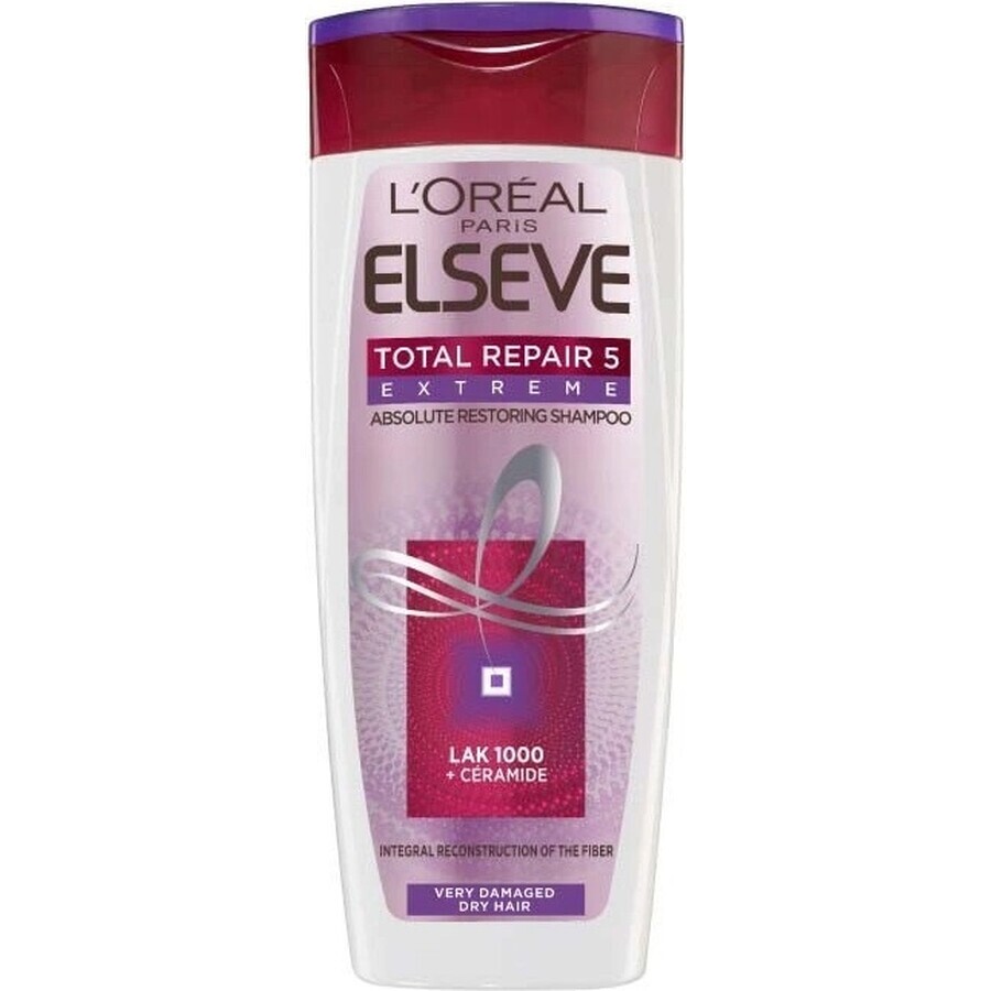 CHAMPÚ ELSÉVE TOTAL REPAIR EXTREME 1×250 ml, champú regenerador