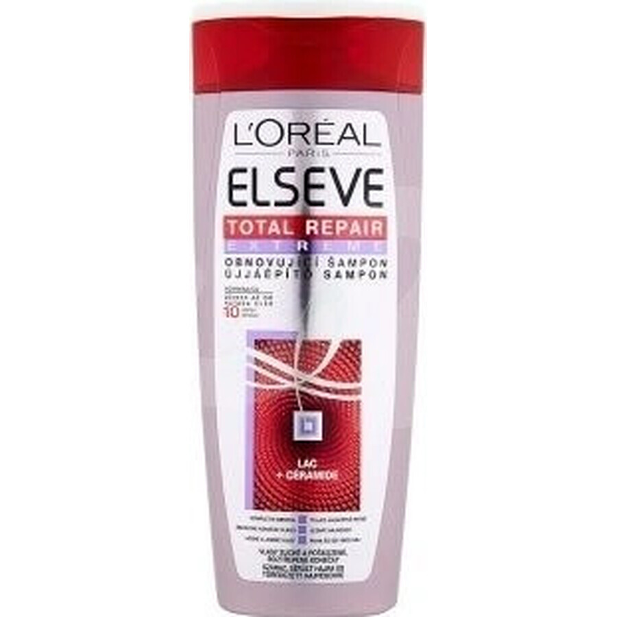 CHAMPÚ ELSÉVE TOTAL REPAIR EXTREME 1×250 ml, champú regenerador