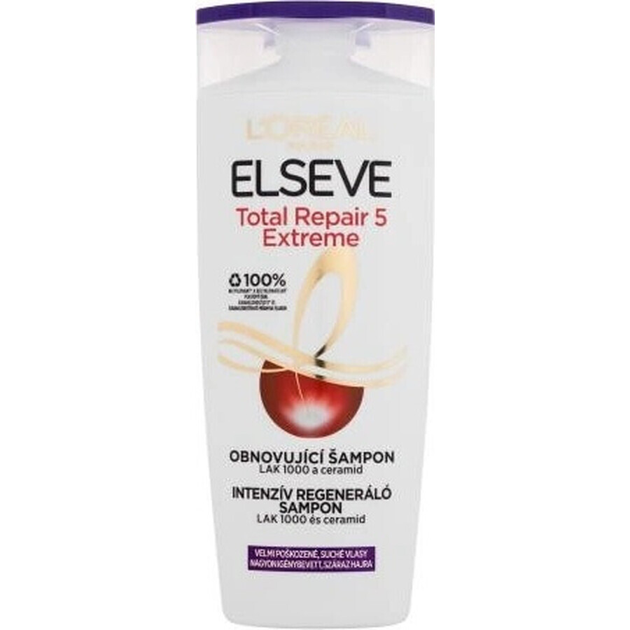 CHAMPÚ ELSÉVE TOTAL REPAIR EXTREME 1×250 ml, champú regenerador