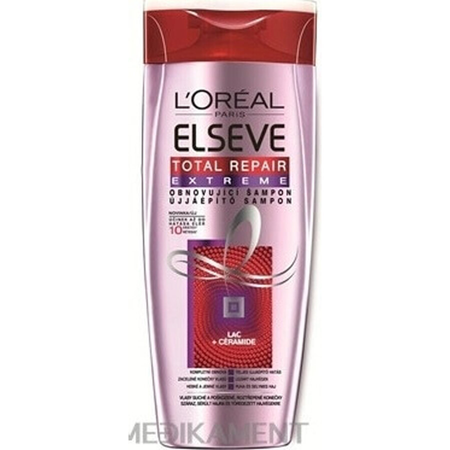 CHAMPÚ ELSÉVE TOTAL REPAIR EXTREME 1×250 ml, champú regenerador