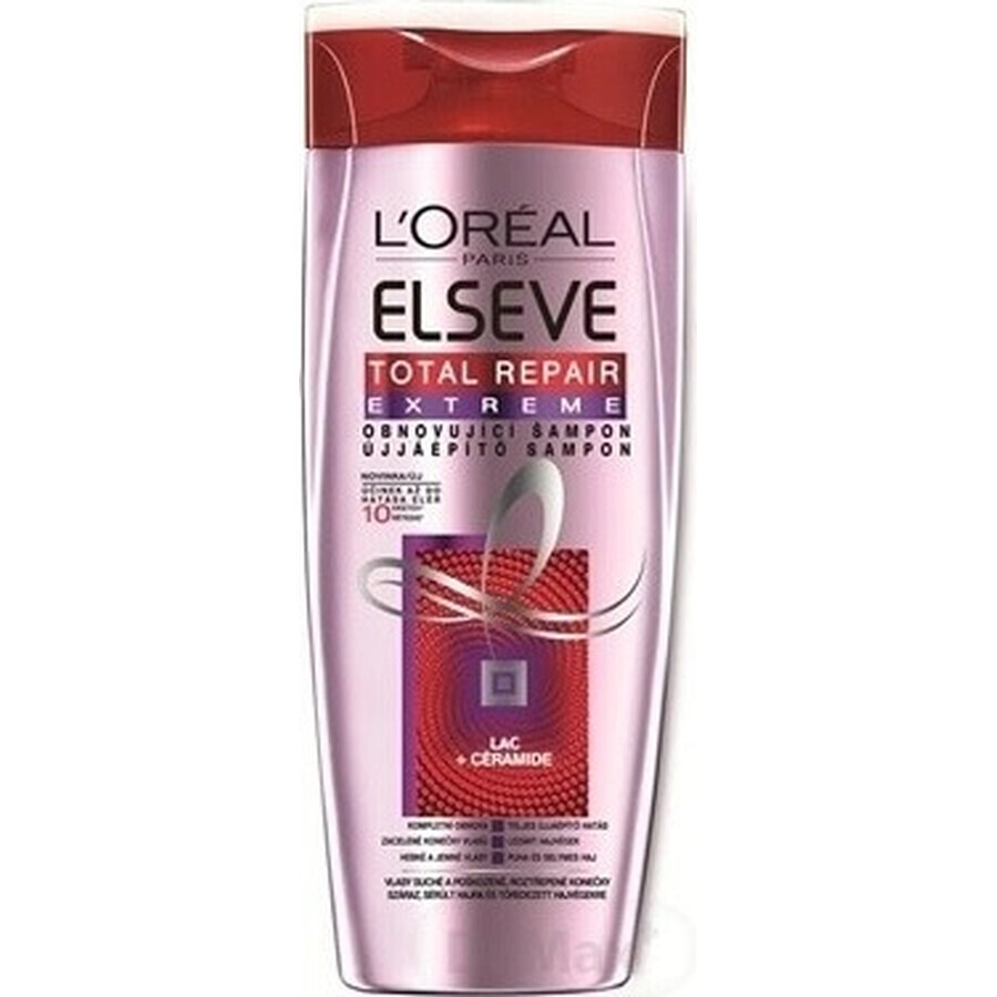 CHAMPÚ ELSÉVE TOTAL REPAIR EXTREME 1×250 ml, champú regenerador