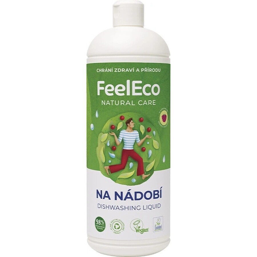 Feel Eco Dishwashing Liquid Raspberry 1×1000 ml, detersivo per piatti