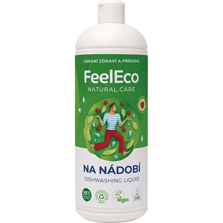 Feel Eco Dishwashing Liquid Raspberry 1×1000 ml, detersivo per piatti