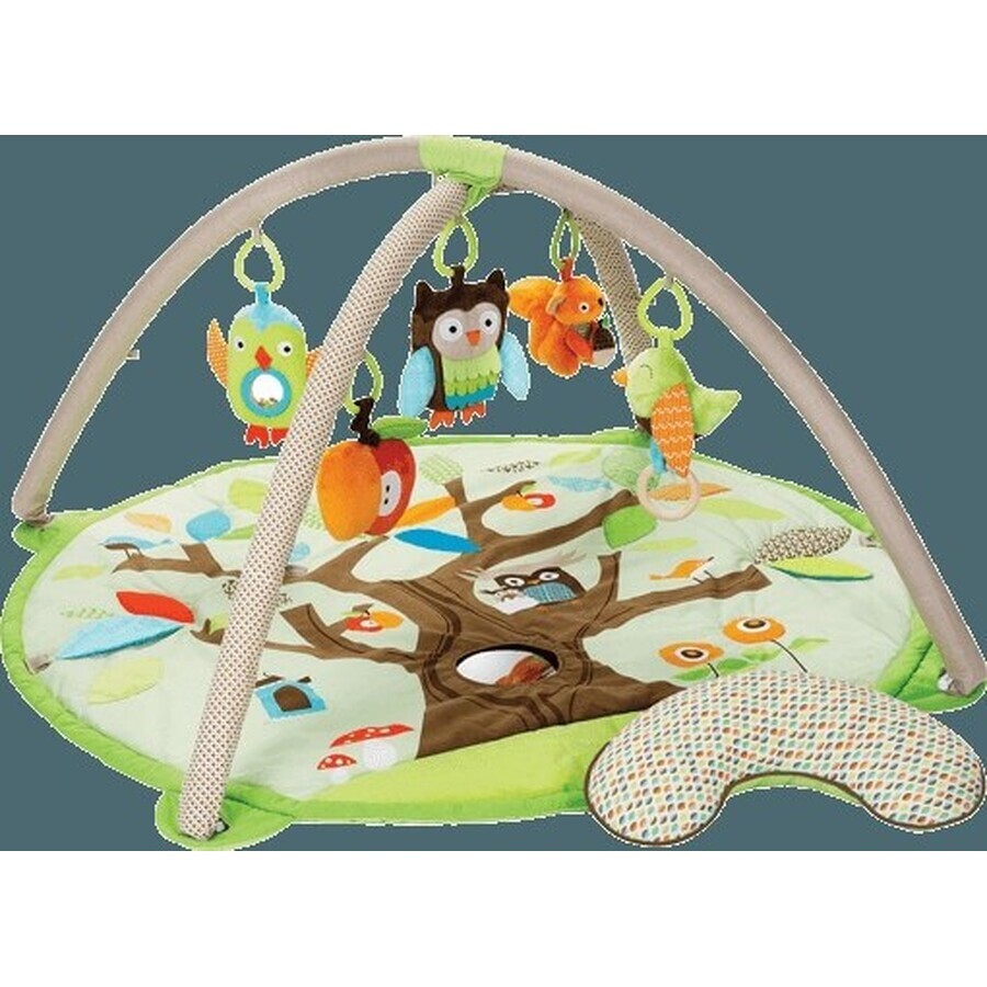 SKIP HOP Play Blanket 5 toys, cushion Treetop Friends green-brown Treetop Friends 0 m+ 1×1 pcs, for little ones to play