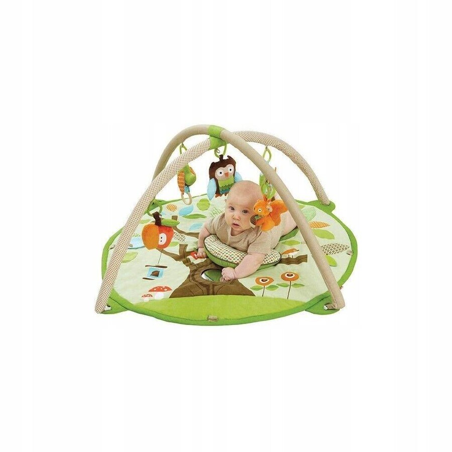 SKIP HOP Play Blanket 5 toys, cushion Treetop Friends green-brown Treetop Friends 0 m+ 1×1 pcs, for little ones to play