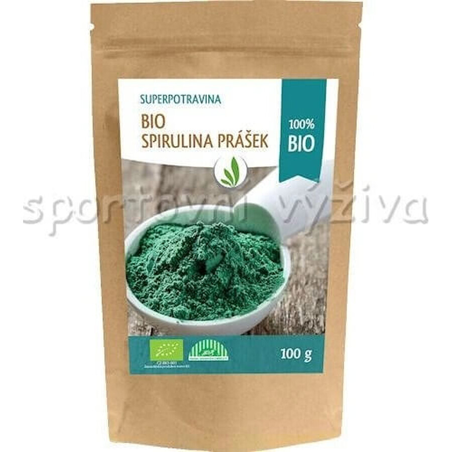 Allnature Espirulina orgánica en polvo 100g 1×100g