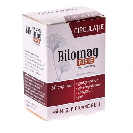 Bilomag Forte Circulation, 60 gélules, Natur Produkt