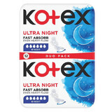 Assorbenti Ultra Night, 12 pezzi, Kotex