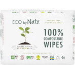 Eco by Naty Salviette umidificate senza profumo per pelli sensibili 1×168 pezzi, salviette umidificate