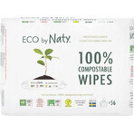 Eco by Naty Salviette umidificate senza profumo per pelli sensibili 1×168 pezzi, salviette umidificate