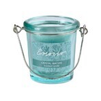 Emocio Scented green glass candle Crystal waters 1×1 pc, size 49 x 66 mm