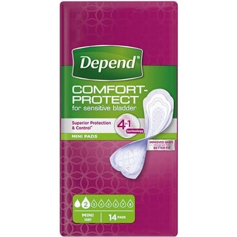 DEPEND MINI 1×14 stuks, incontinentiemateriaal