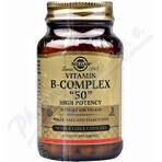 Solgar Vitamina del complejo B de alta potencia 50 cápsulas 1×50 cps, suplemento dietético