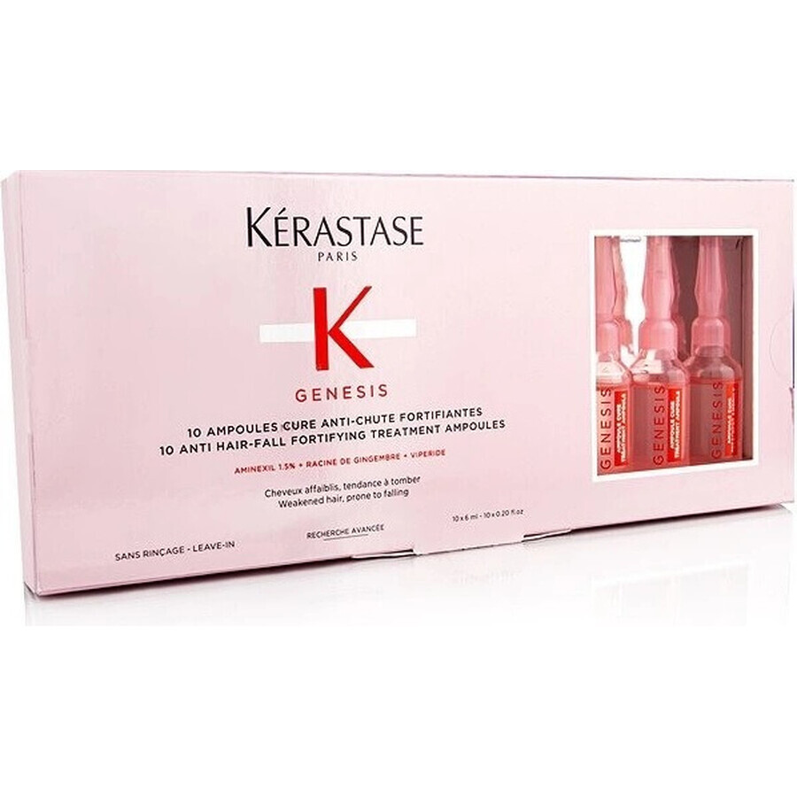 Kérastase Intensive treatment for weak hair prone to hair loss Genesis 1×6 ml, intensive treatment for weak hair