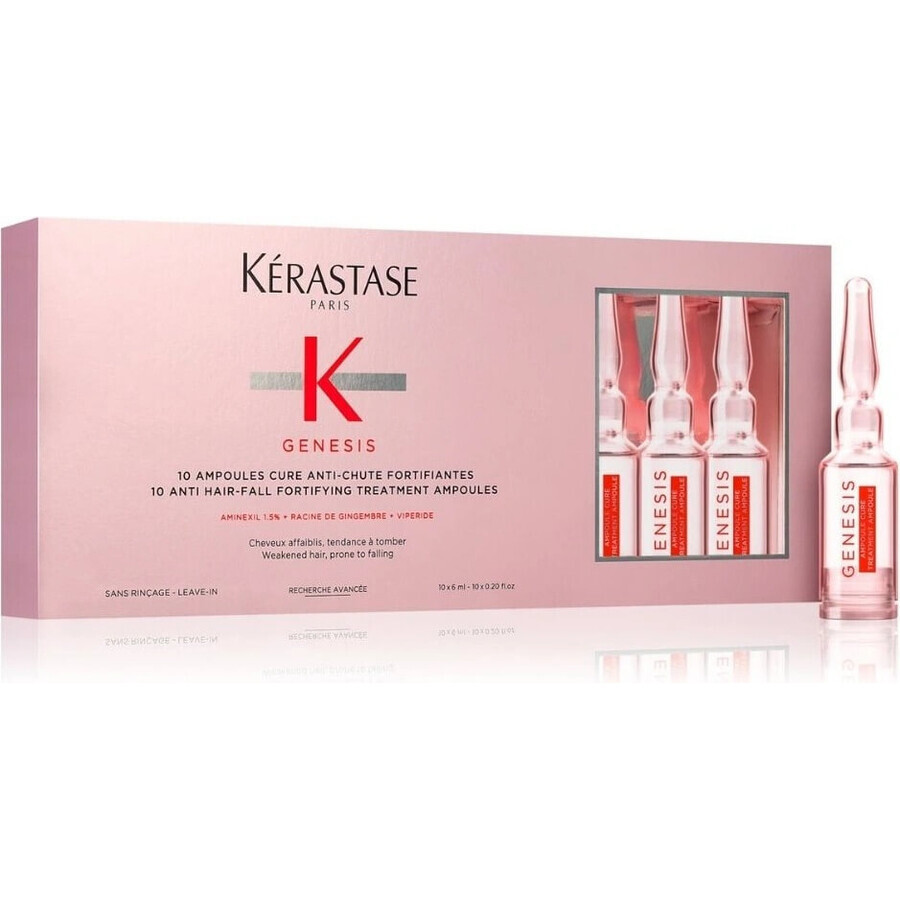 Kérastase Intensive treatment for weak hair prone to hair loss Genesis 1×6 ml, intensive treatment for weak hair