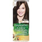 Garnier Color Naturals colore permanente per capelli 4 Castano Medio 1×1 pezzo, colore per capelli