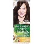 Garnier Color Naturals colore permanente per capelli 4 Castano Medio 1×1 pezzo, colore per capelli