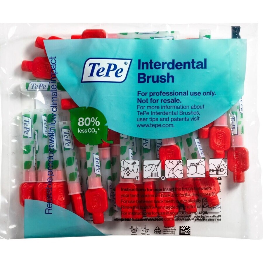 TOOTH K TEPE ID-B 0.5 25KS CERVENA INTERDENTAL 1×25 buc, periuță de dinți interdentară