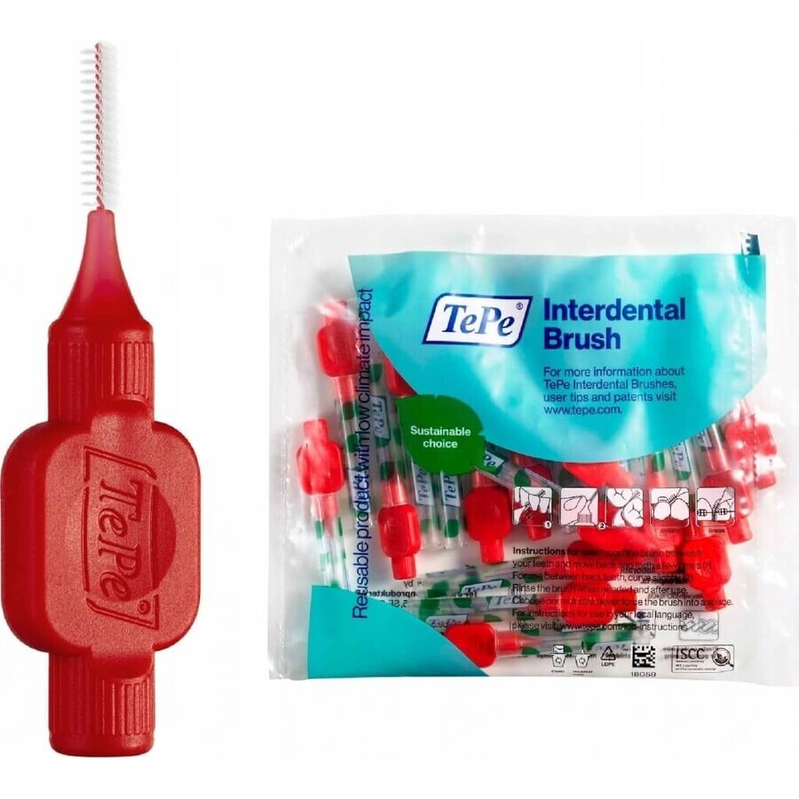 TOOTH K TEPE ID-B 0.5 25KS CERVENA INTERDENTAL 1×25 buc, periuță de dinți interdentară