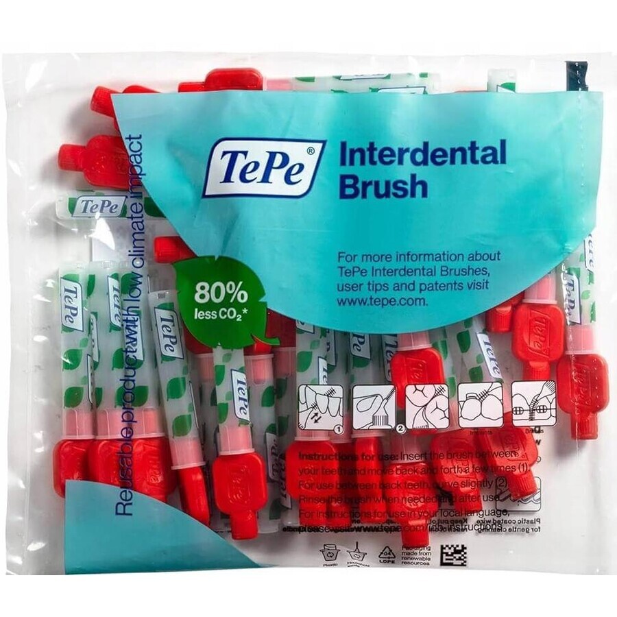 TOOTH K TEPE ID-B 0.5 25KS CERVENA INTERDENTAL 1×25 buc, periuță de dinți interdentară