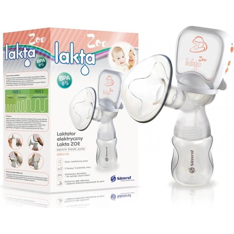 SIMED LACTA ZOE Electric breast pump 1×1 pcs