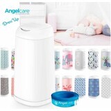 Angelcare Dress Up Angelcare cestino per pannolini + 1 scatola 1×1 set, 1× cestino + 1× scatola, è necessario acquistare la copertina Dress up